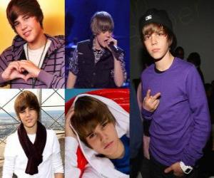 yapboz Justin Bieber Kanadalı pop şarkıcısı.